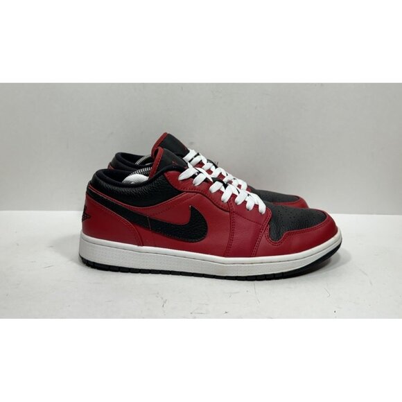 Jordan Other - Air Jordan 1 Low Reverse Bred Men’s Size 11 553558-605 Shoes Black Red